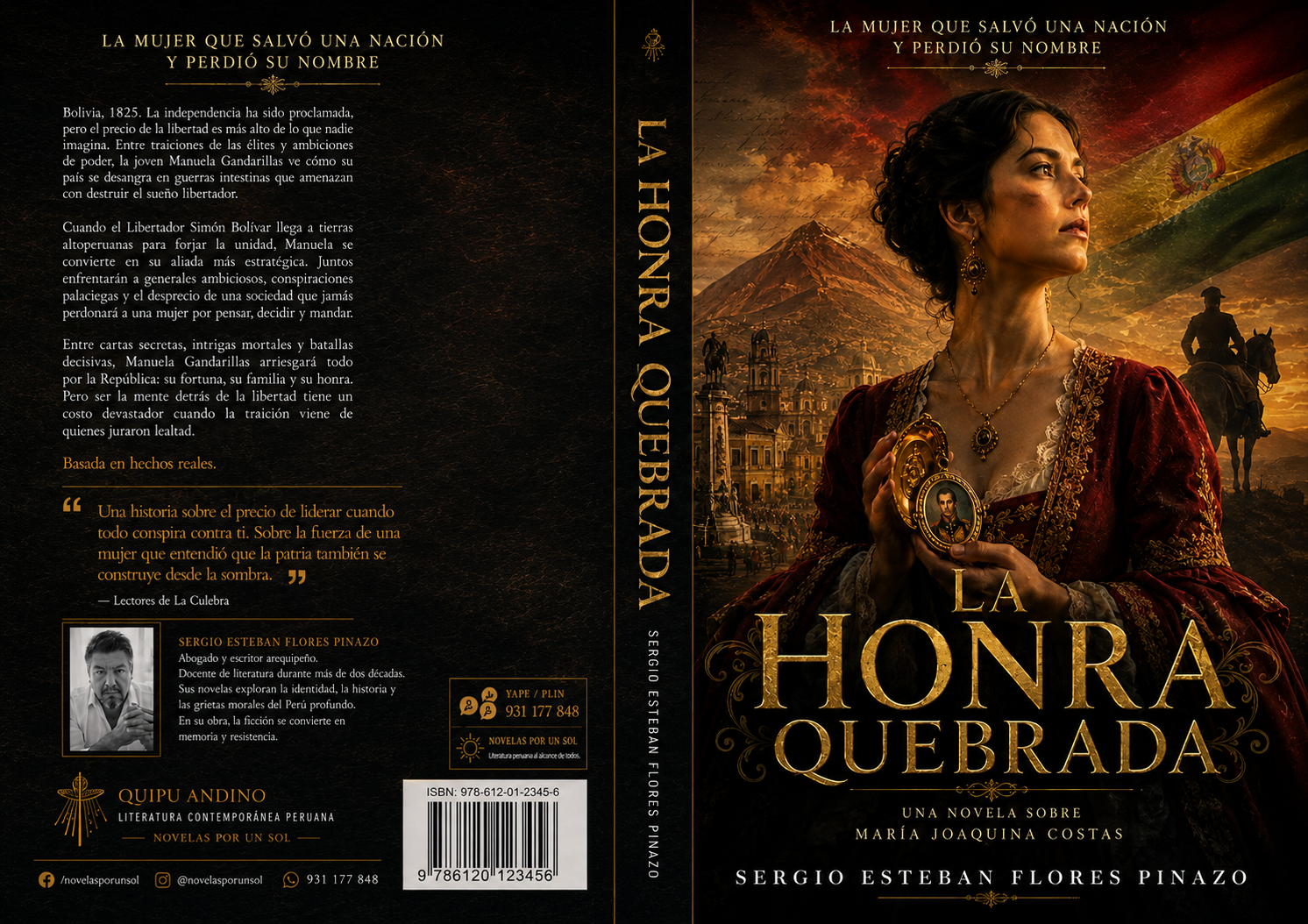 La Honra Quebrada contraportada
