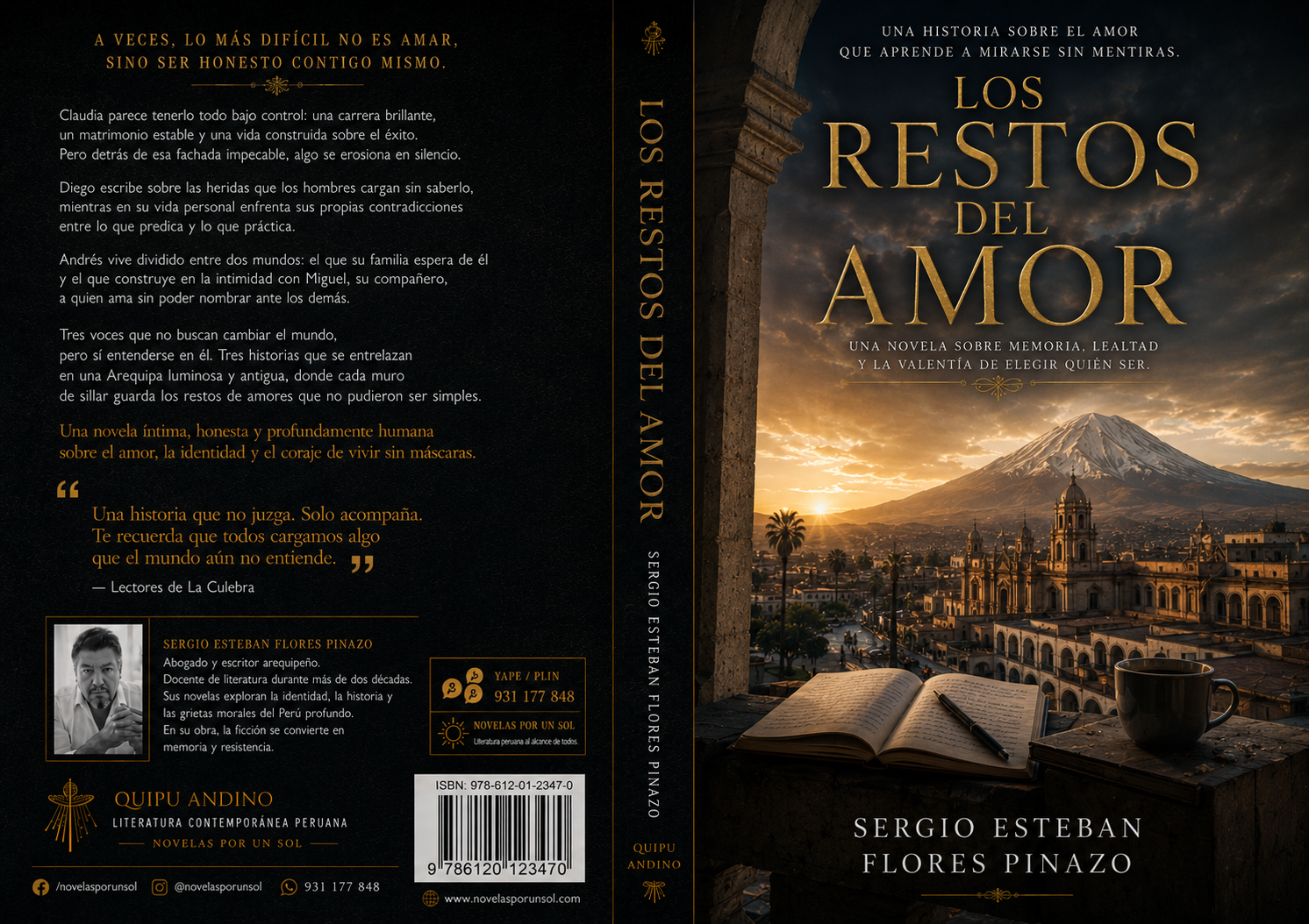 Los Restos del Amor contraportada